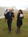 Scargill at Climate camp
