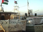SS Free Gaza and SS Liberty in Chania, Crete on 10 August 2008 (freegaza.org)
