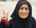 Mother of Khalid Baloch, who was killed last year. A second son is in prison.