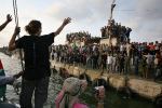 Thousands of Palestinians line Gaza Port to welcome Free Gaza boats