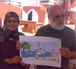 Laila Shaheen and Jeff Halper in Gaza 2
