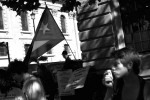 UK, London. 'Free the Cuban five' demo, Trafalgar Square. 2008