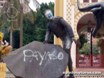 BULLFIGHTING MONUMENT DEFACED (Venezuela)