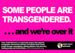 Some People are Transgendered Poster designed for Schools