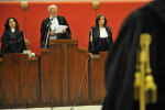 Scum judge reading out the verdict