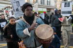 Drummers and marchers