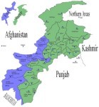 District map of NWFP and FATA.