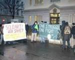 UK SHAC 7 SOLIDARITY DEMO IN VIENNA, AUSTRIA