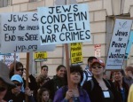 Jews stand with Palestinians in San Francisco, 10 January 2009