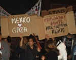 “Mexico loves Gaza” in San José, 21 January 2009