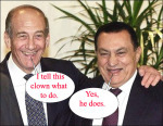 Mubarak and Olmert