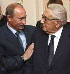 Kissinger met with Putin at the Russian Prime Minister's country house