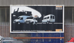 LDV carpark - Tatty poster giving voice to unfulfilled promises