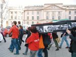 Procession from the main building