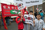 Children and Croydon Trade Union Banner