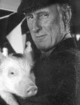 Vegan James Cromwell, Star of Babe, who has been in fast food sitins