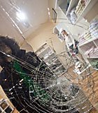 First attack against the Thor Steinar shop in Friedrichshain (Berlin)