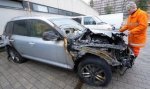Attack on the car of the project leader of the Frankfurt's airport (Frankfurt)