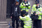 11.10 am Threadneedle Street, COL Police body search citizen