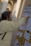 "No Democracy Wall" - Ian Tomlinson Memorial