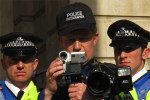 the police took some snaps to remember the event