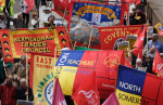 Teachers Union, B’ham TUC and T&G Ford Dagenham Banners