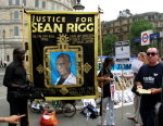 B. His relatives demand justice for Sean Rigg