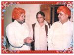 Avtar Singh Bhadana, MP along with MLA Harsh Kumar blessings for Naresh Kadyan..