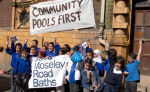 Local kids from Balsall Heath who want their main Gala pool back