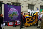 B4. Trade Union support from UNISON & PCS