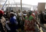 Construction workers strike at 2010 World Cup site, Durban