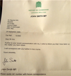 MP John Smith Accepts The Need To Enquire of Police Harassment