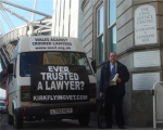 Decorated Wales Against Crooked Lawyers Campaign Vehicle