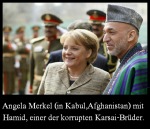 La Merkel y El Karsai