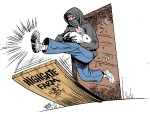 Operation Liberation: Highgate Rabbit Farm (by Latuff)
