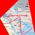 Iran's immediate strike range