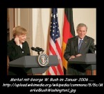 Merkel and Bush 2006