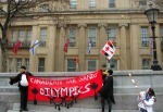 B5. Canada House Attracts Protesting Penguins