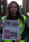 PCS Union member and Newspaper Article