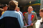 C7. Kevin Smith confronts "New" Labour candidate Andy Slaughter