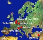 US nuclear weapon bases in Europe (2008)