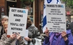 nutcase christian zionist placards