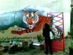 Lewes Road Community Garden mural
