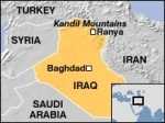 The Qandil mountain range on the Iraq-Iran border