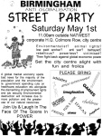 poster for 1999 street party