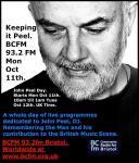 BCfm John Peel Day poster