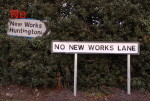 No New Works at Huntington Lane