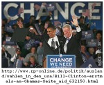 Bill Clinton an Obamas Seite - 2008