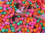 Ball Pool donated by Sheffield people to the kids of Nussairat Refugee Camp 2010