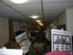 Storming Oxon County Council offices